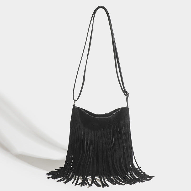 Pompon artistique - sac à bandoulière simple et populaire
