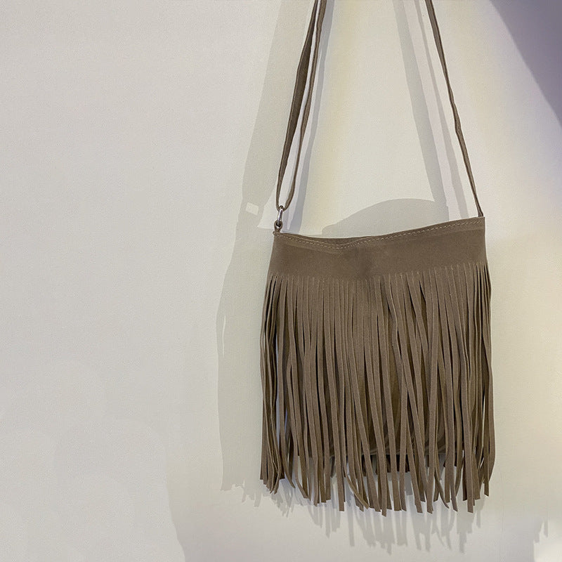 Pompon artistique - sac à bandoulière simple et populaire