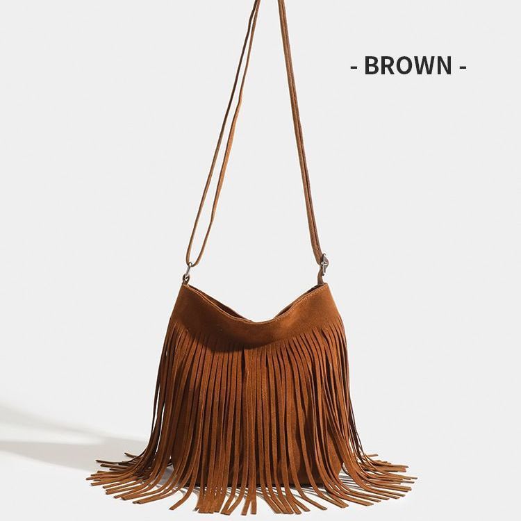 Pompon artistique - sac à bandoulière simple et populaire