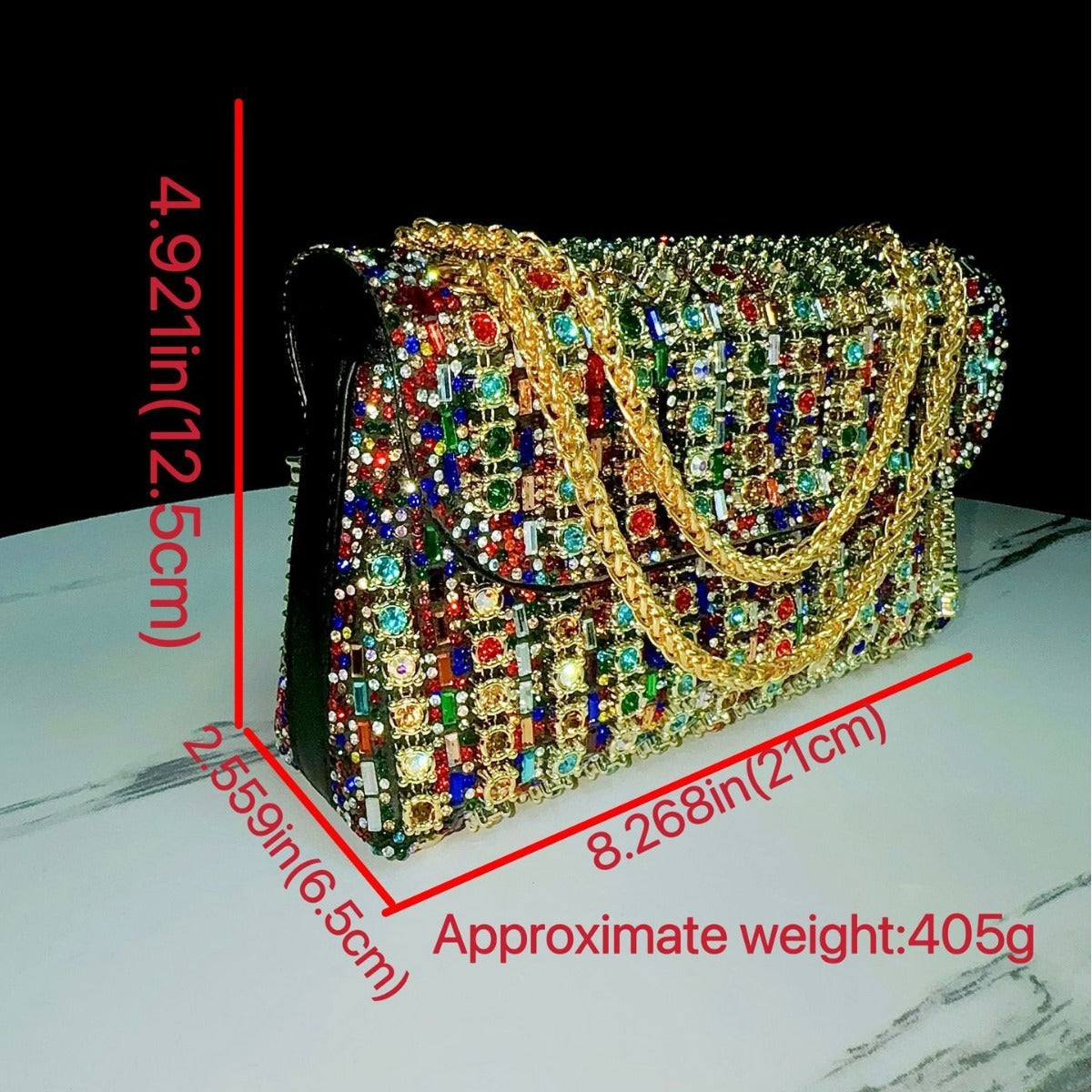 Sac à main Diamond - Rétro européen et américain
