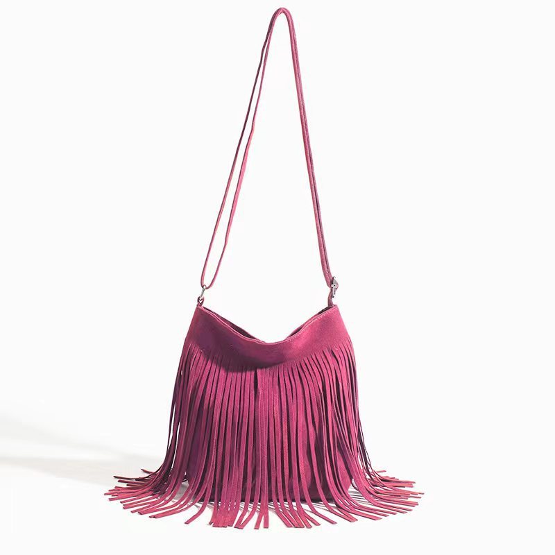 Pompon artistique - sac à bandoulière simple et populaire