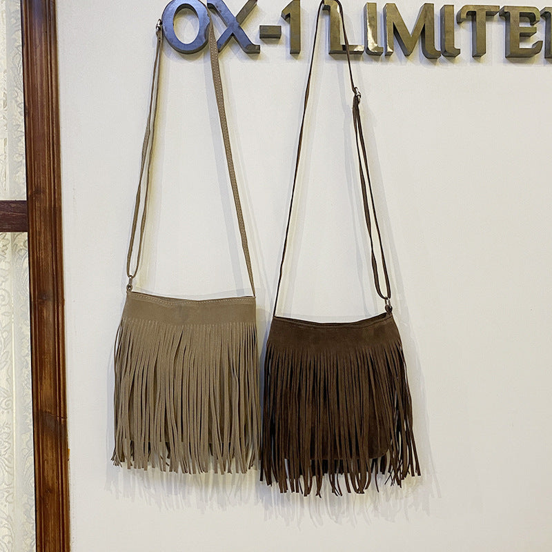 Pompon artistique - sac à bandoulière simple et populaire