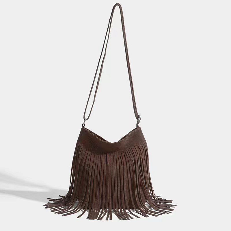 Pompon artistique - sac à bandoulière simple et populaire