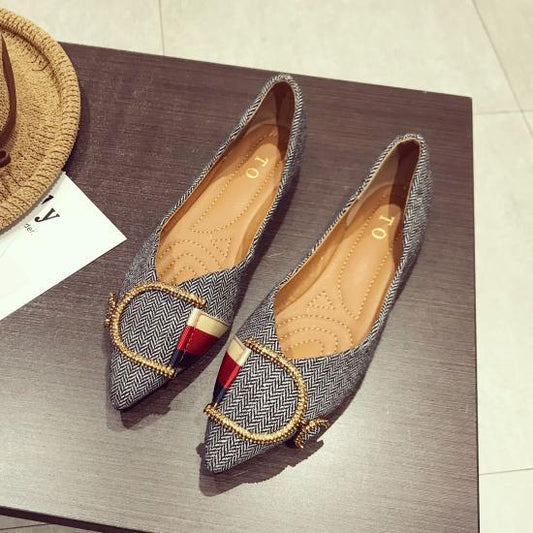 Chaussures plates intemporelles pour femme