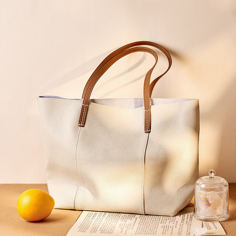 Sac à bandoulière fait main en cuir de vachette de première couche pour femme