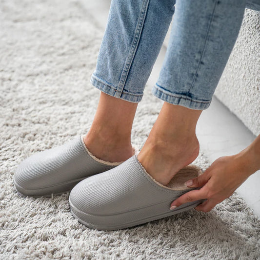 pantoufles en coton pour la maison-EVA