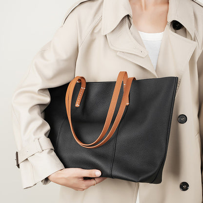 Sac à bandoulière fait main en cuir de vachette de première couche pour femme