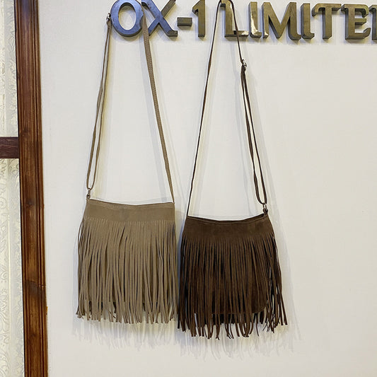 Pompon artistique - sac à bandoulière simple et populaire
